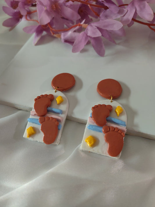 NURSERY BLANKET EARRINGS