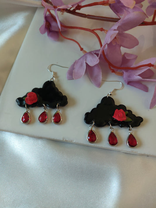 BLOOD RAIN EARRINGS