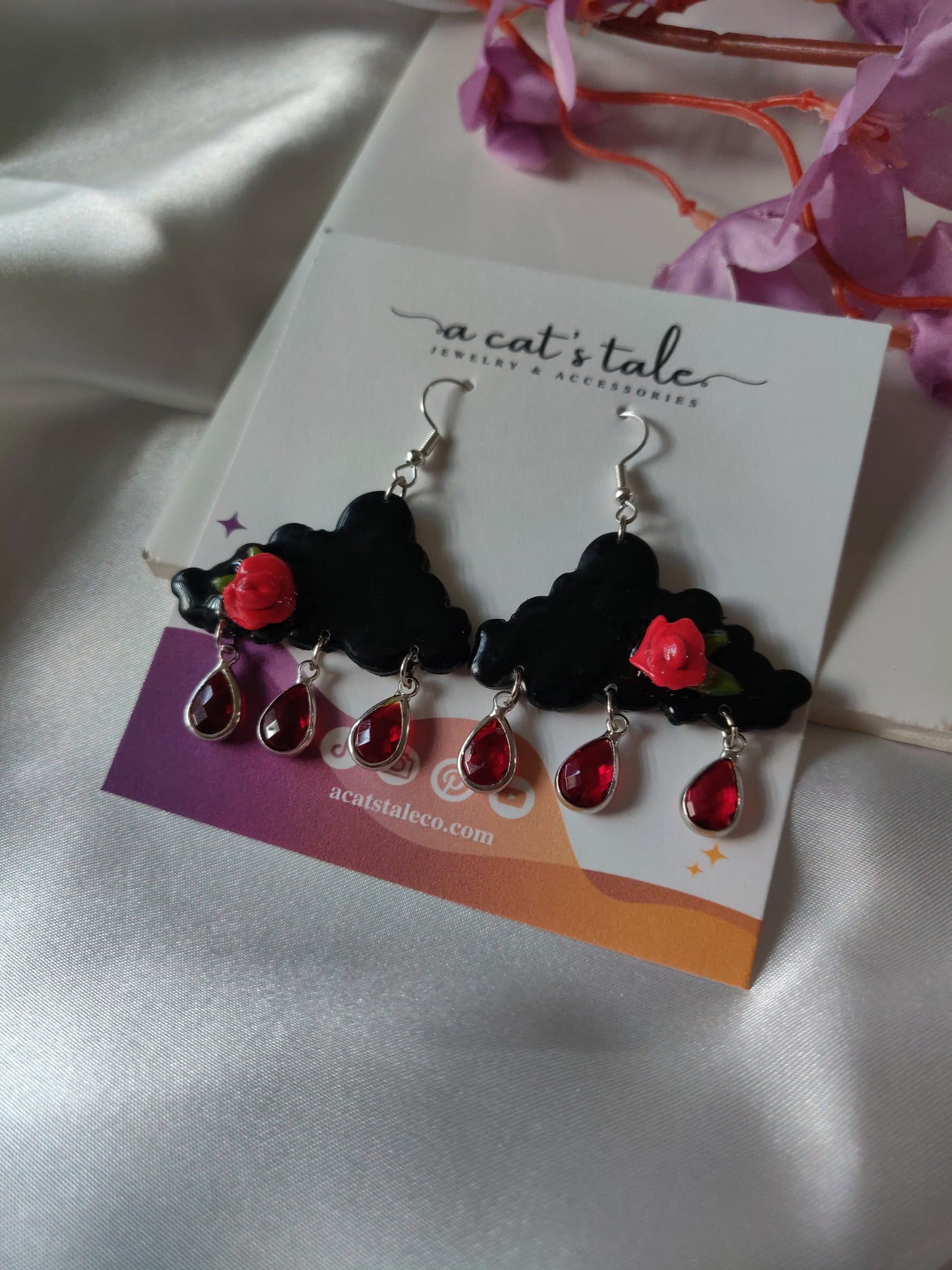 BLOOD RAIN EARRINGS