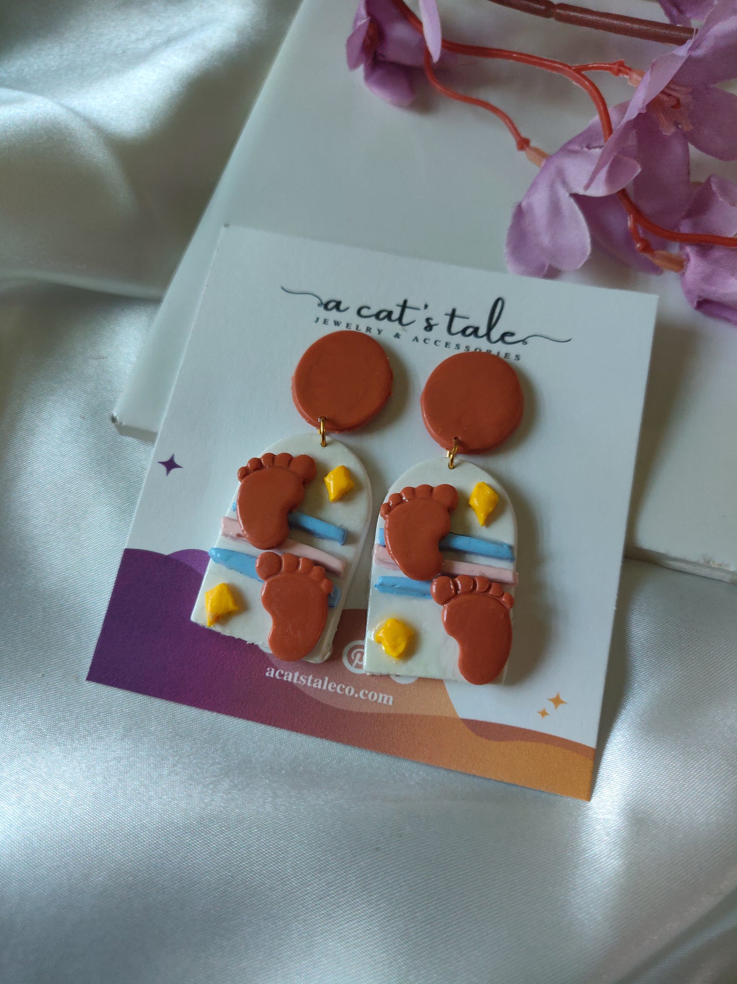 NURSERY BLANKET EARRINGS